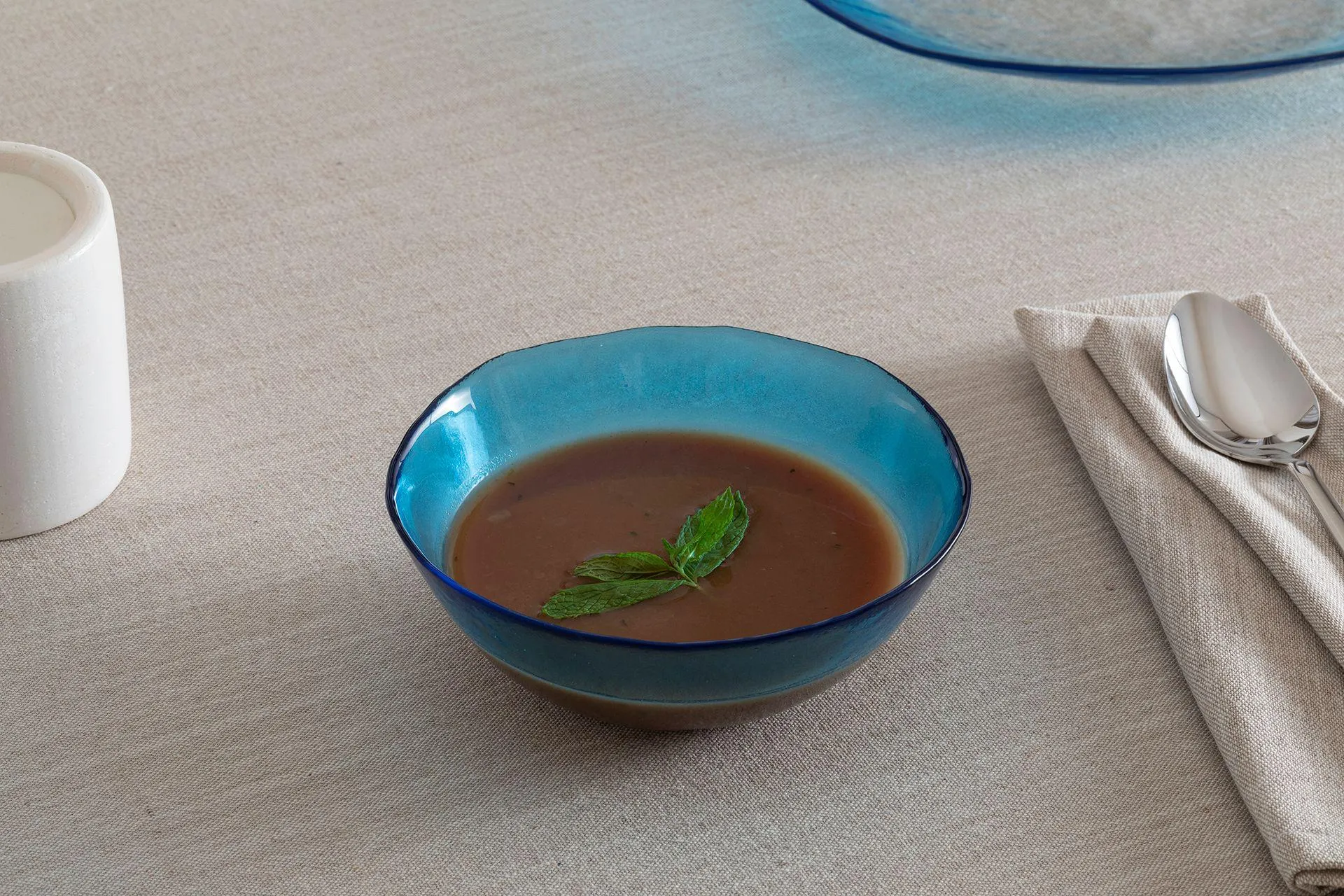 KİTCHEN ESSENTİALS ALTHEA CAM KASE 15 CM, MAVİ (AP7-116)