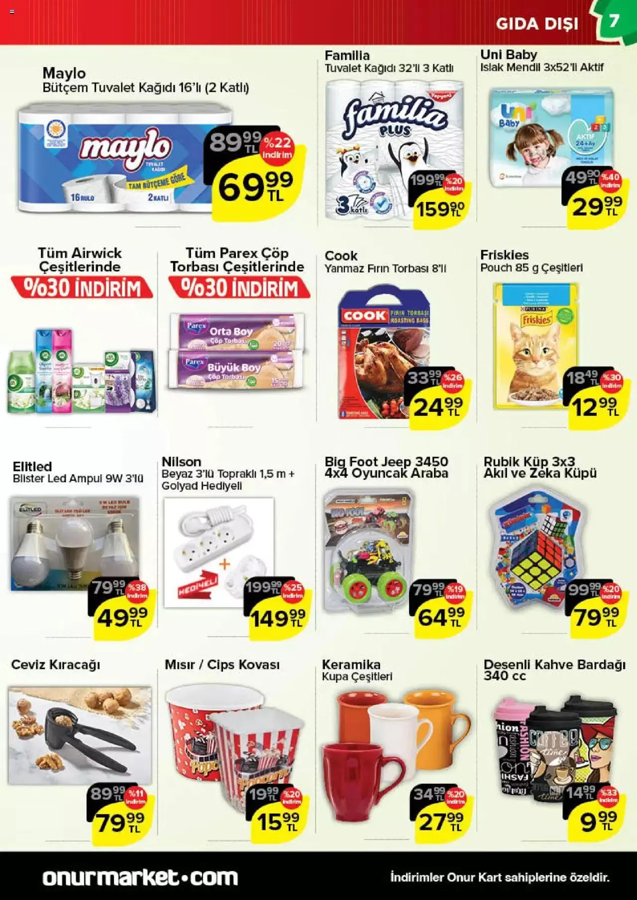 Katalog Onur Market Kasim firsatlari 23 Kasım - 5 Aralık 2023 - aktüel Sayfa 7