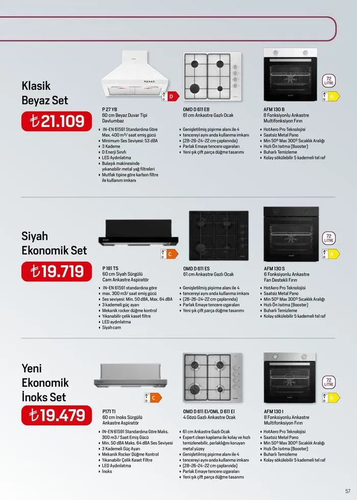 Katalog Arçelik Genel Kataloğu 1 Haziran - 15 Haziran 2024 - aktüel Sayfa 57