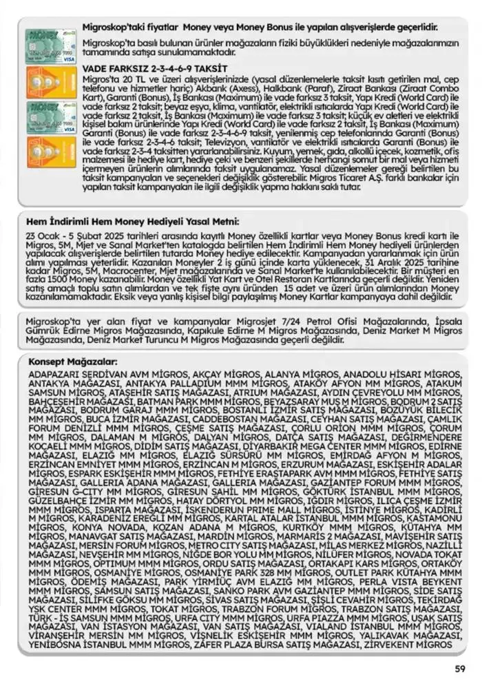 Katalog Özel fırsatlar ve indirimler 23 Ocak - 5 Şubat 2025 - aktüel Sayfa 59