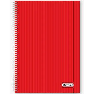 Myline Nova A4 Plastik Kapak 120 Yaprak Kareli Defter