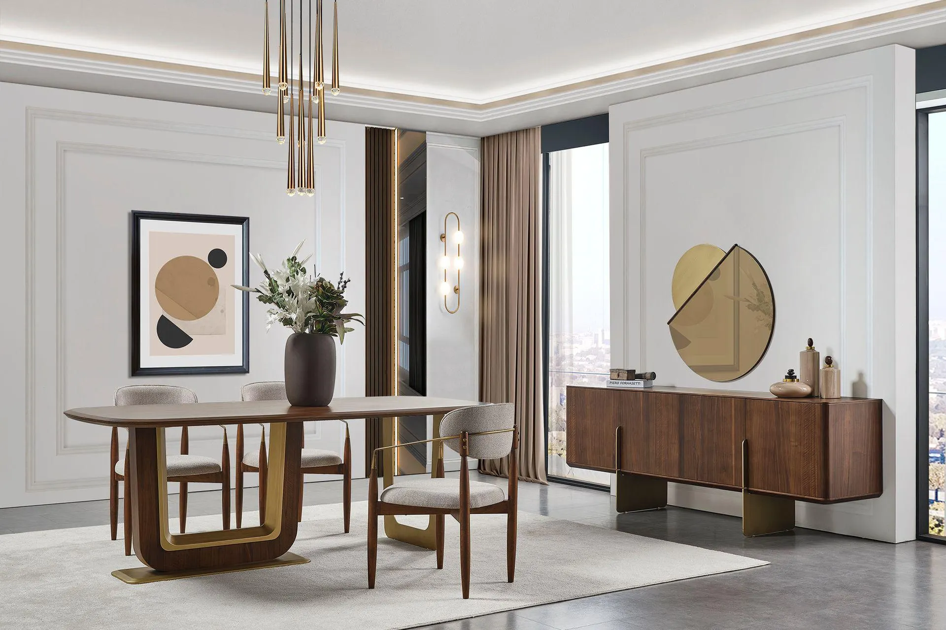 Monaco Yemek Odası Takımı