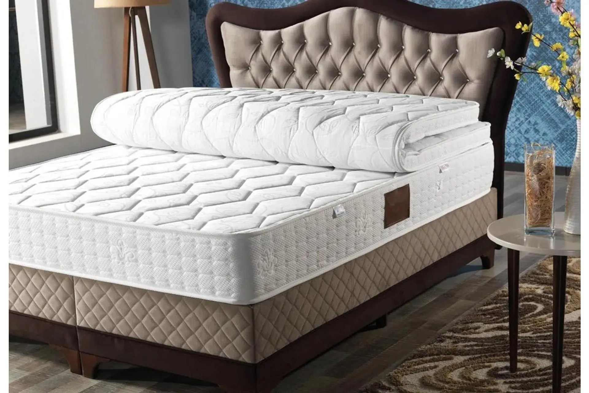 Bedcraft Starlıne Plus Fermuarlı Pedli Ultra Full Yaylı Tek Kişilik Yatak, 90X190