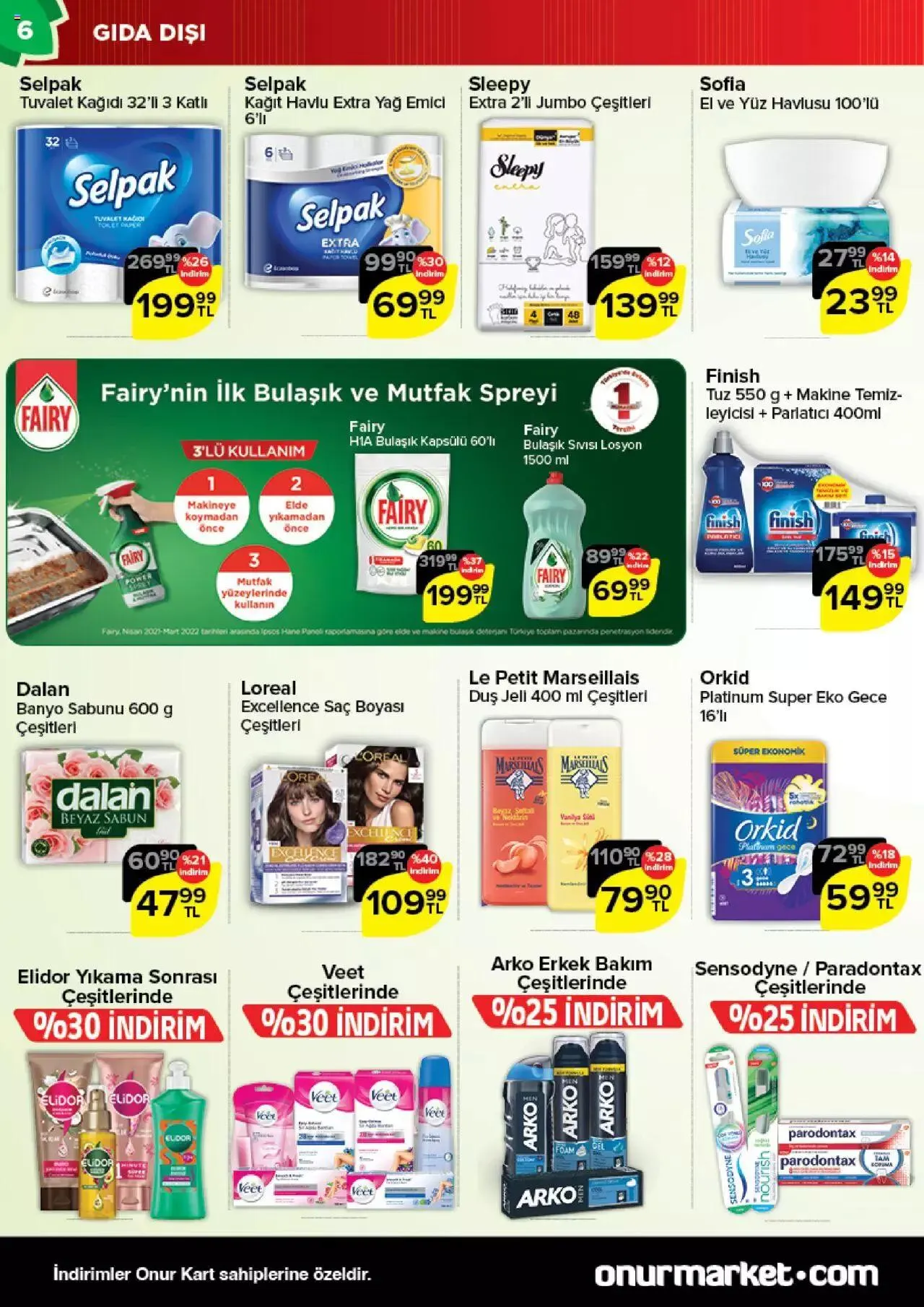 Katalog Onur Market Katalog 28 Eylül - 10 Ekim 2023 - aktüel Sayfa 6