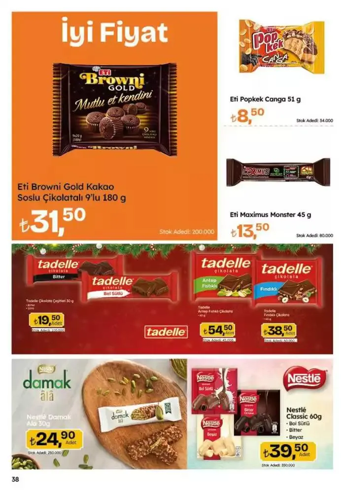 Katalog Migros katalog 9 Ocak - 22 Ocak 2025 - aktüel Sayfa 38