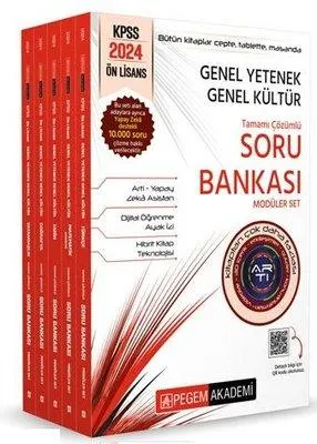 2024 KPSS Genel Yetenek Genel Kültür Önlisans Tamamı Çözümlü Soru Bankası Modüler Set