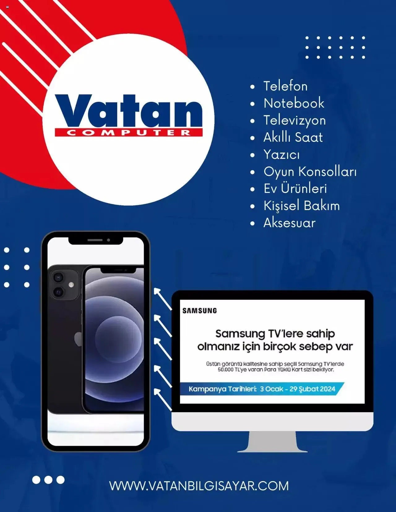 Katalog Vatan Bilgisayar Indirim 17 Ocak - 22 Ocak 2024 - aktüel Sayfa 1