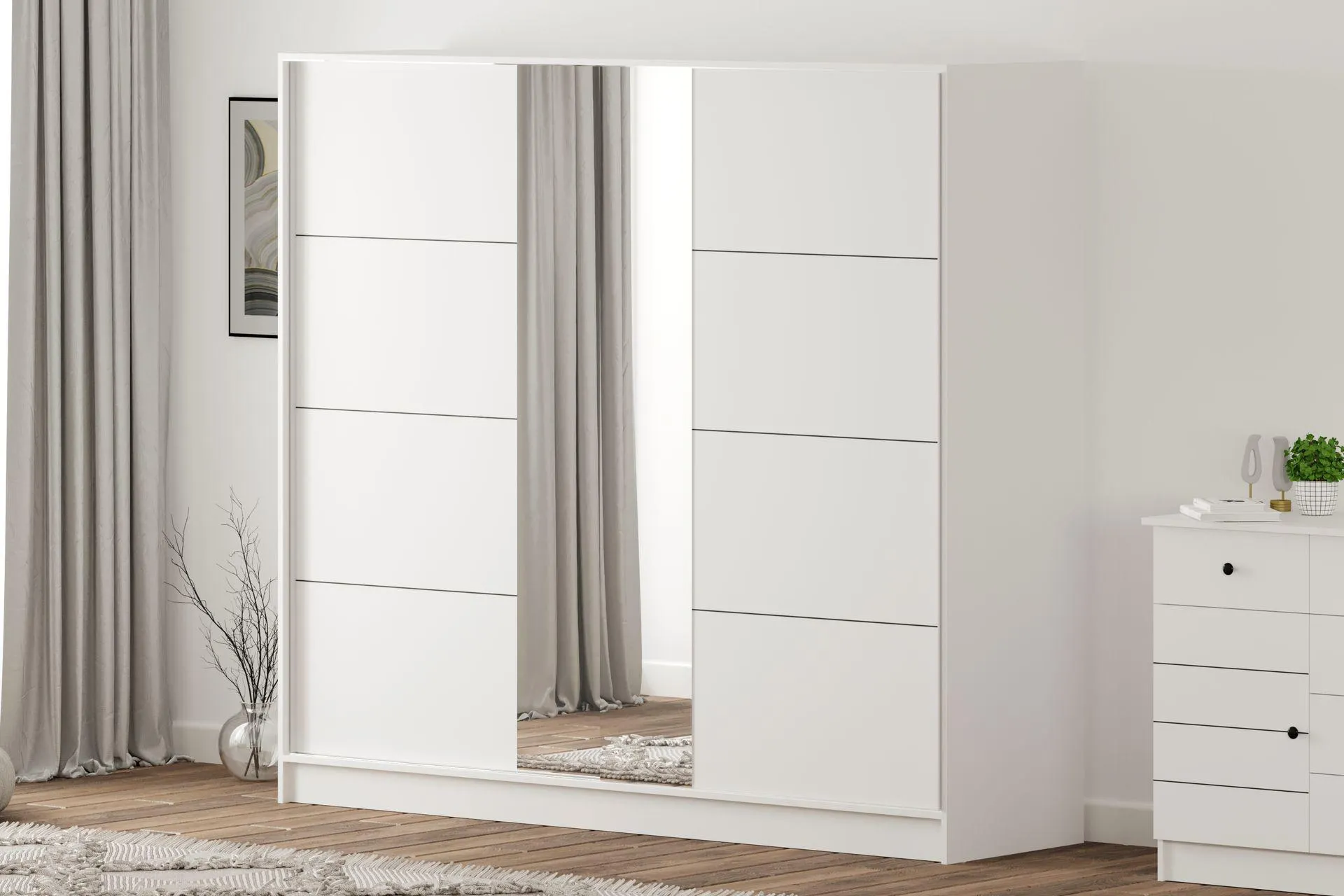 RABİ MASAL SÜRGÜLÜ MEGA GARDIROP, AYNALI (RJ3-346)