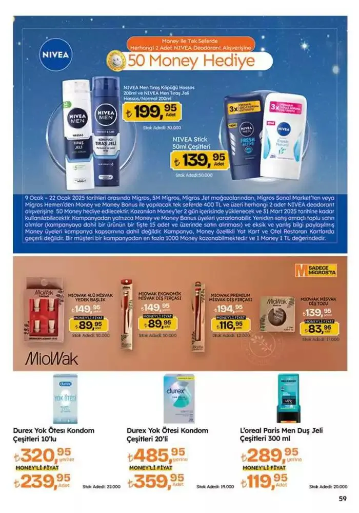 Katalog Migros katalog 9 Ocak - 22 Ocak 2025 - aktüel Sayfa 59
