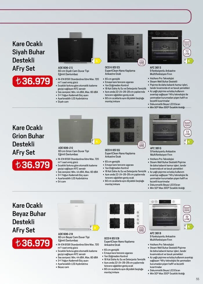 Katalog Arçelik Genel Kataloğu 1 Haziran - 15 Haziran 2024 - aktüel Sayfa 55