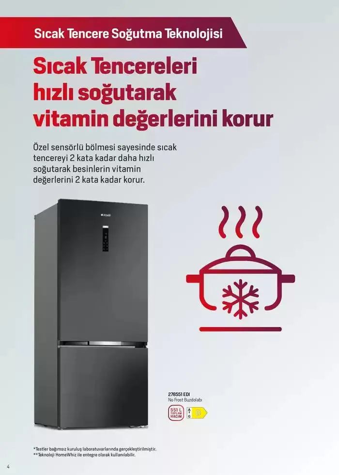 Katalog Arçelik Genel Kataloğu 7 Ocak - 15 Ocak 2025 - aktüel Sayfa 4