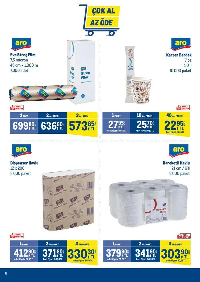 Katalog Çok Al Az Öde 3 Mayıs - 16 Mayıs 2024 - aktüel Sayfa 8