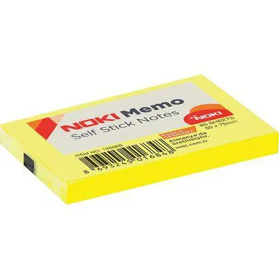 Noki Memo 50x75 Limon Sarı No:12006S