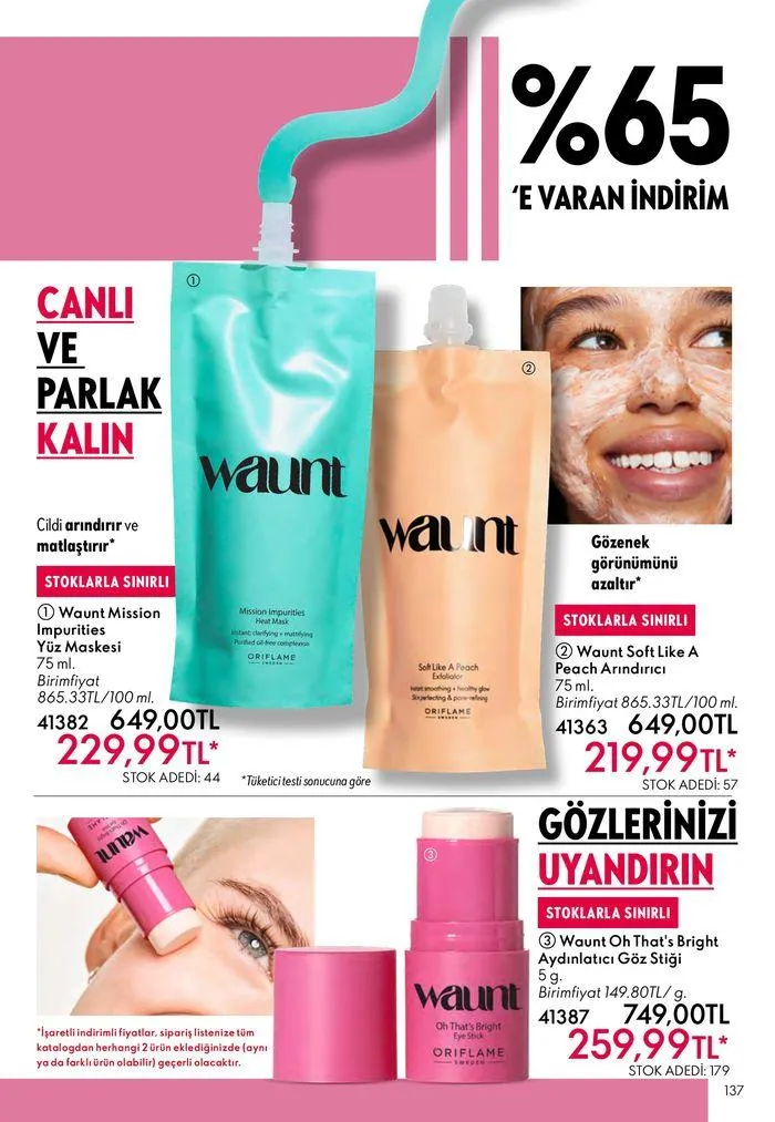 Katalog Oriflame katalog 1 Ağustos - 15 Ağustos 2024 - aktüel Sayfa 137