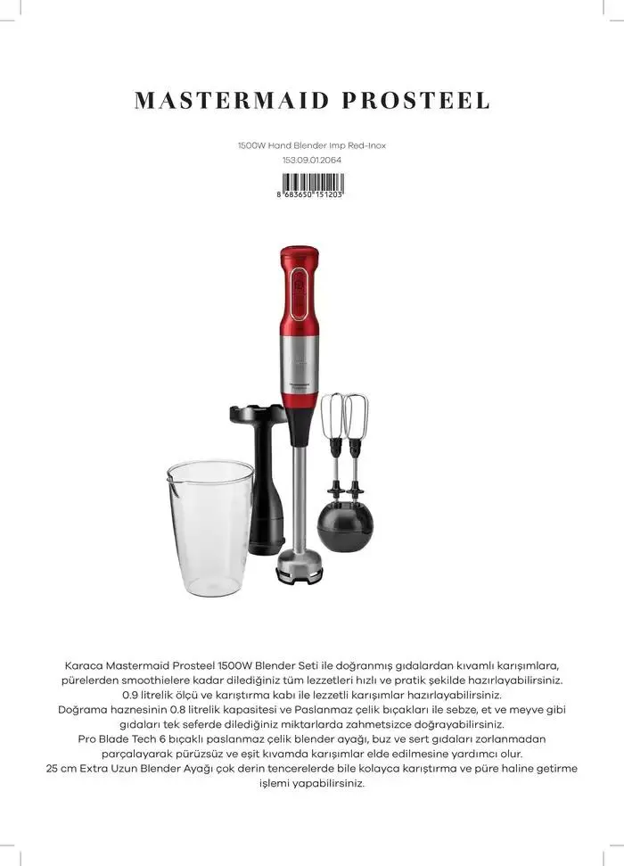 Katalog Küçük Ev Aletleri İlkbahar 30 Ekim - 31 Aralık 2024 - aktüel Sayfa 54