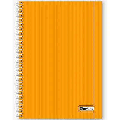 Myline Nova A4 Plastik Kapak 72 Yaprak Çizgili Defter