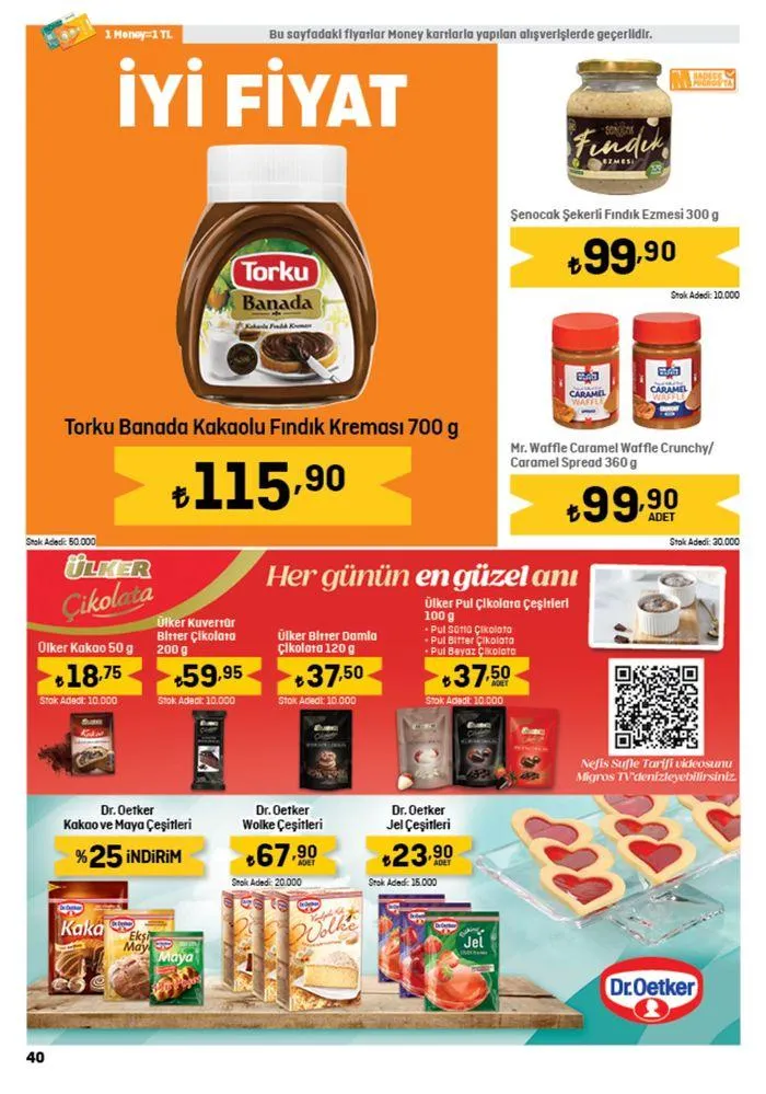 Katalog Migros katalog 27 Haziran - 11 Temmuz 2024 - aktüel Sayfa 40
