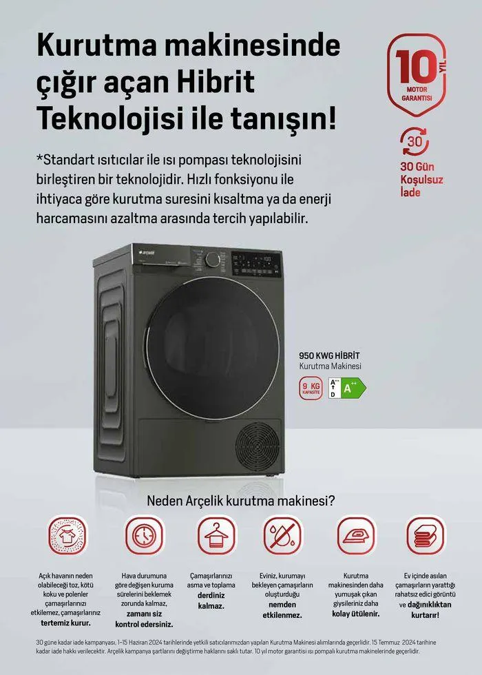 Katalog Arçelik Genel Kataloğu 1 Haziran - 15 Haziran 2024 - aktüel Sayfa 20