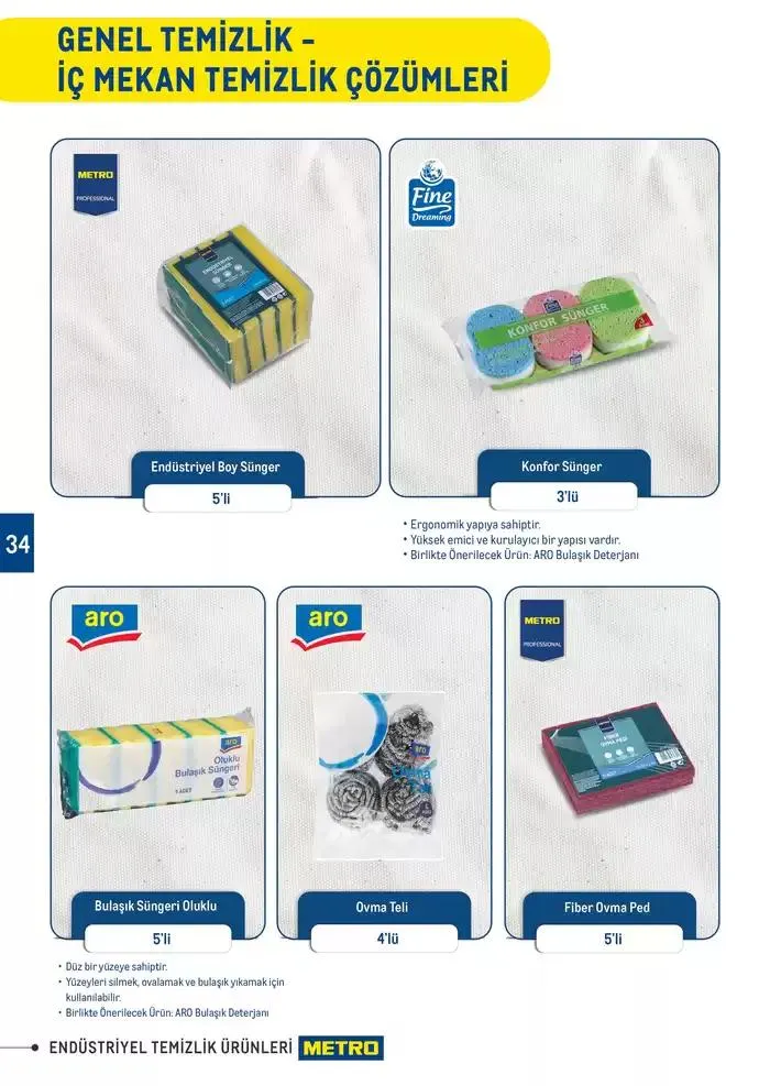 Katalog Endüstriyel Temizlik Ürünleri 7 Şubat - 31 Aralık 2025 - aktüel Sayfa 34
