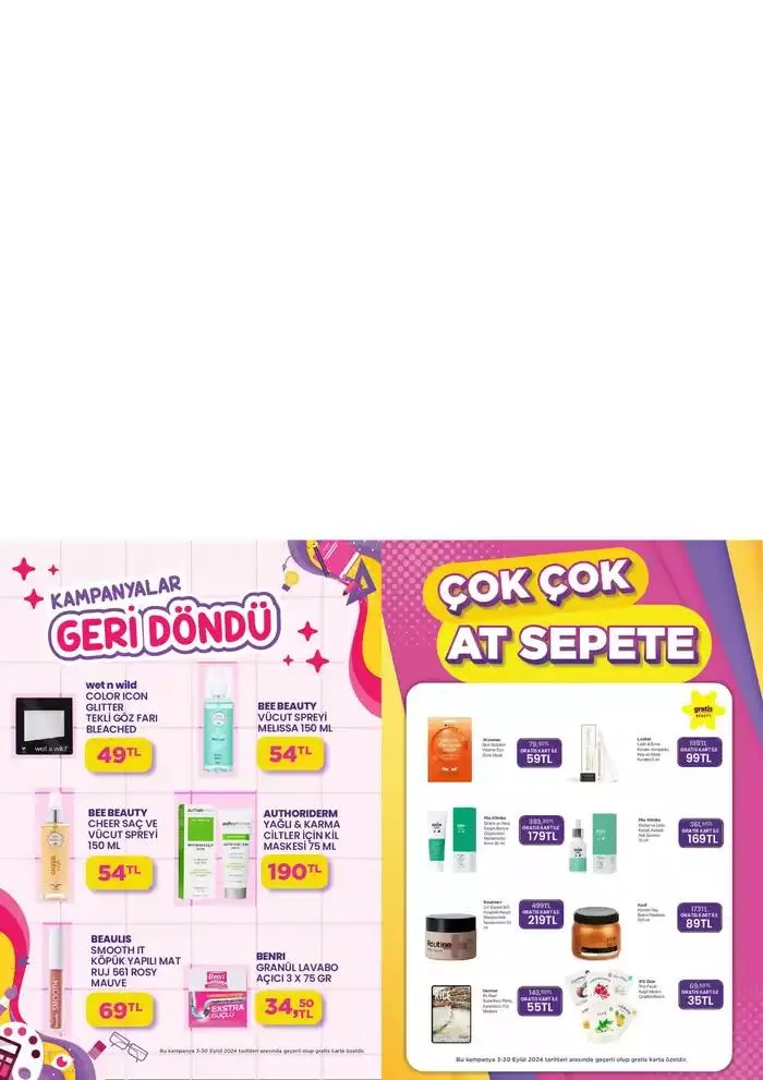 Katalog İndirim Kataloğu: Eylül 2024 indirimleri 3 Eylül - 1 Ekim 2024 - aktüel Sayfa 13