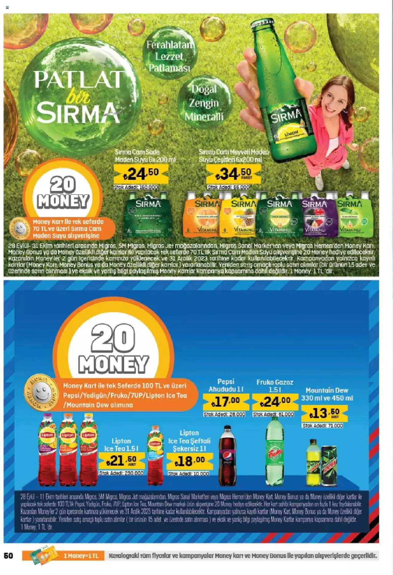 Katalog Migros Katalog - 5M Migroskop 28 Eylül - 11 Ekim 2023 - aktüel Sayfa 50