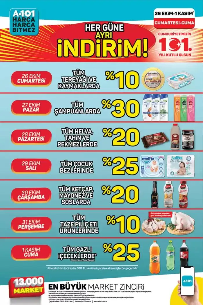 Katalog A101 Haftanın Yıldızları 26 Ekim - 9 Kasım 2024 - aktüel Sayfa 6