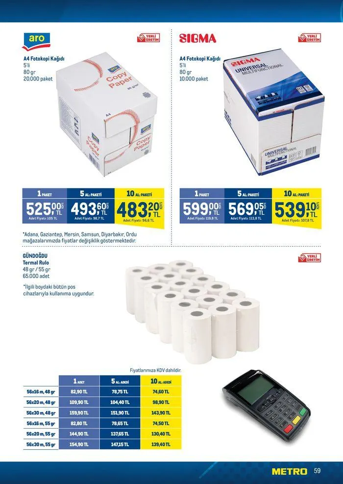 Katalog Horeca Sezona Hazırlık 15 Ağustos - 22 Ağustos 2024 - aktüel Sayfa 59