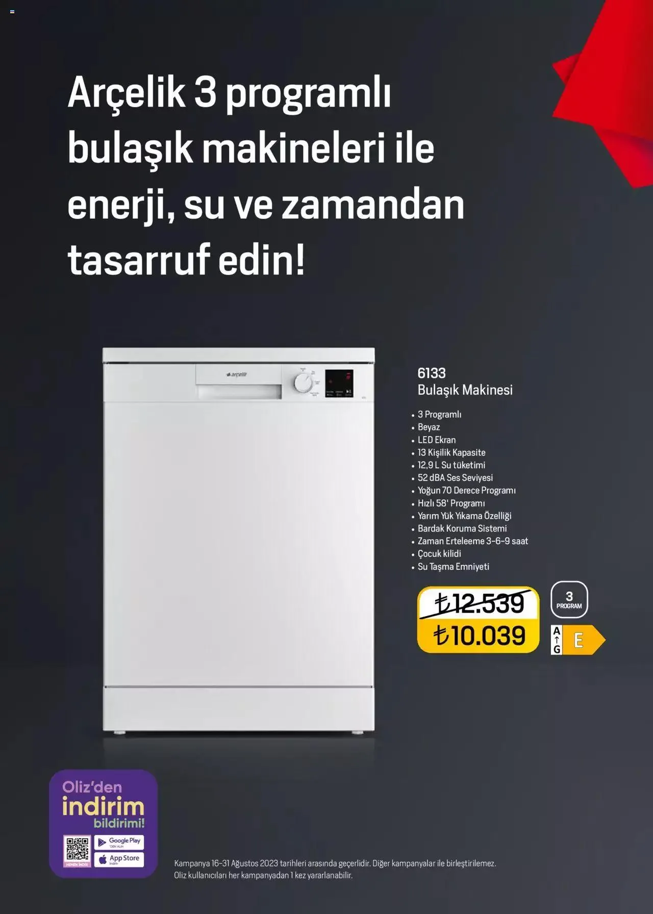 Katalog Arçelik Katalog 16 Ağustos - 31 Ağustos 2023 - aktüel Sayfa 24