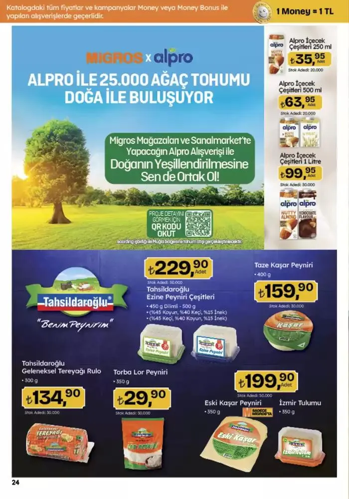 Katalog Migros katalog 25 Ekim - 8 Kasım 2024 - aktüel Sayfa 24