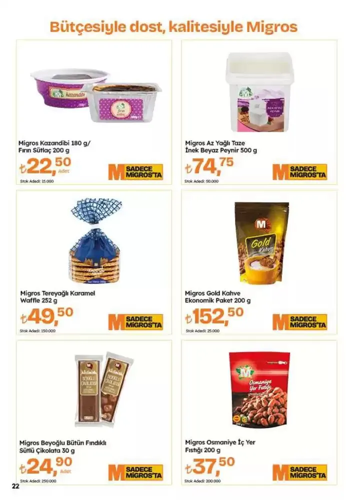 Katalog Migros katalog 9 Ocak - 22 Ocak 2025 - aktüel Sayfa 22