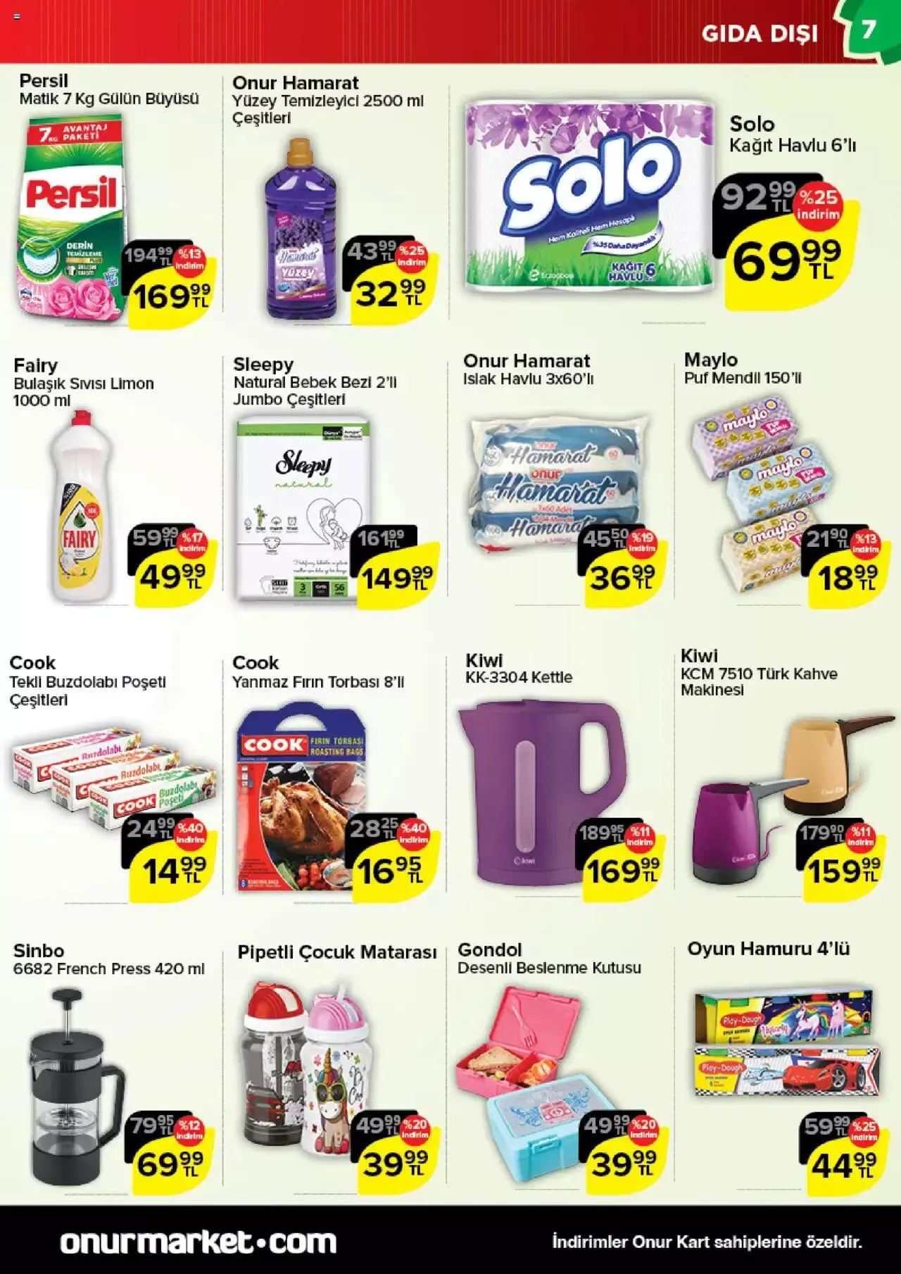 Katalog Onur Market Katalog 14 Eylül - 26 Eylül 2023 - aktüel Sayfa 7