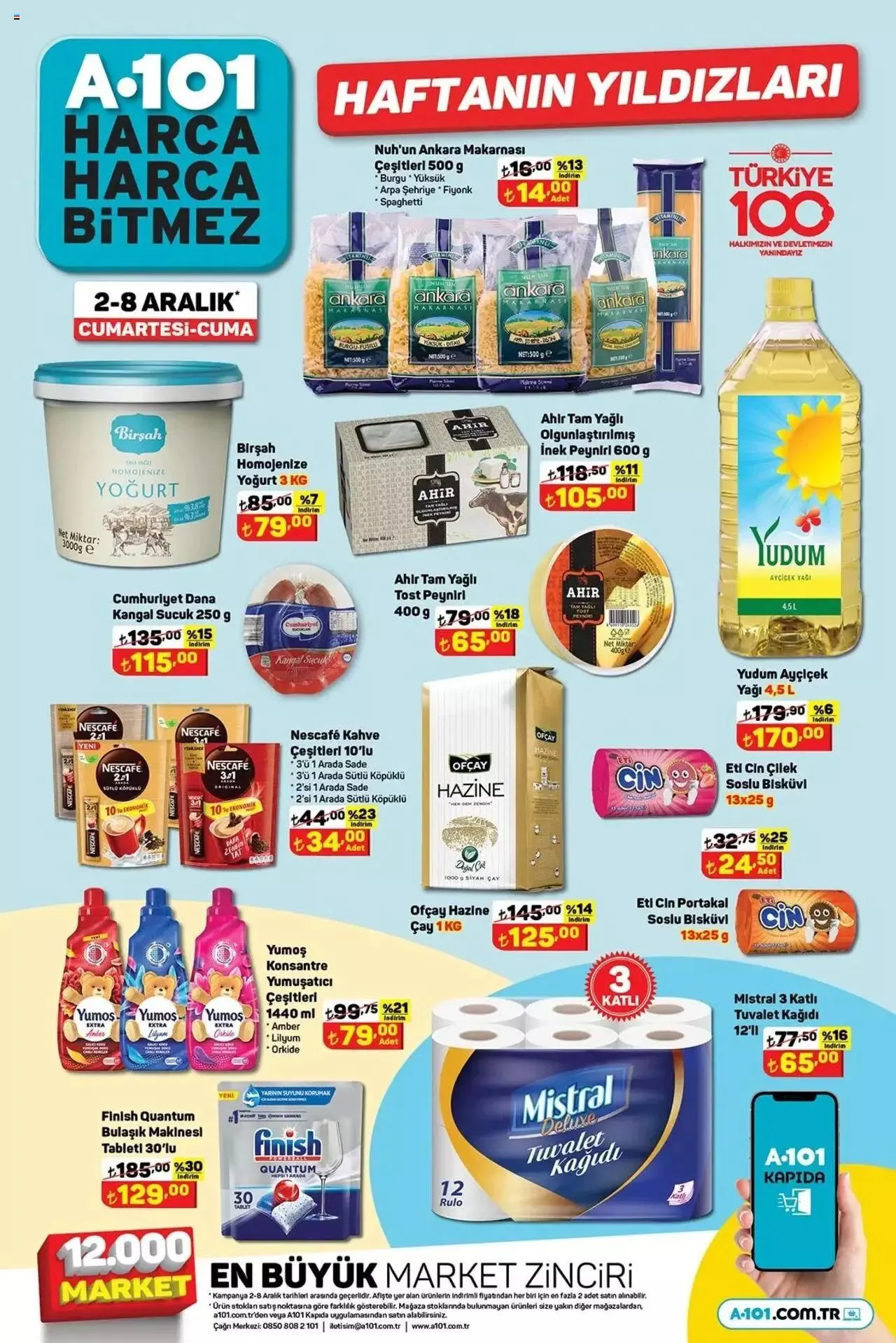 Katalog A101 Katalog Haftanın yıldızları 2 Aralık - 8 Aralık 2023 - aktüel Sayfa 1