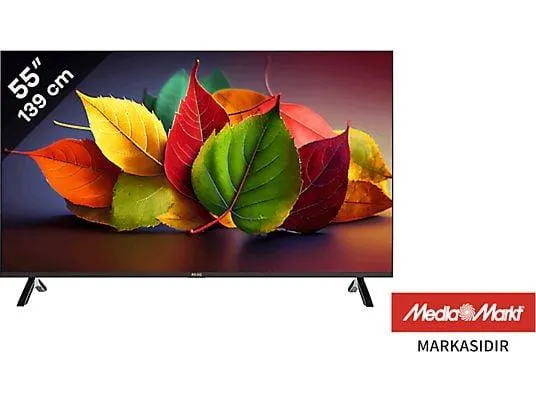 PEAQ PQ55FMN25 55 inç 139 Ekran Dahili Uydu Alıcılı Smart WebOS 4K UHD LED TV