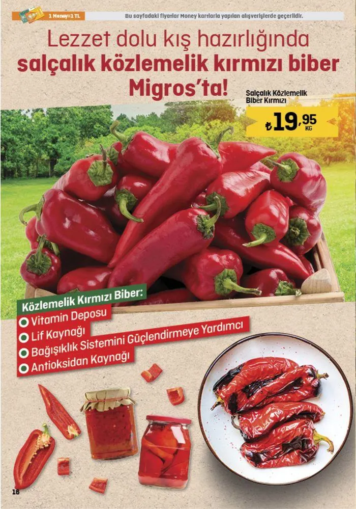 Katalog Migros katalog 29 Ağustos - 11 Eylül 2024 - aktüel Sayfa 16