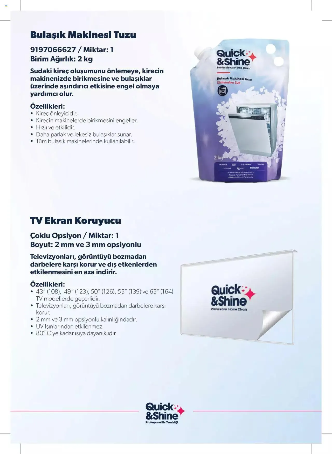 Katalog Arçelik - Quick and Shine Temizlik ve Bakım Ürünleri 7 Mart - 31 Aralık 2024 - aktüel Sayfa 13