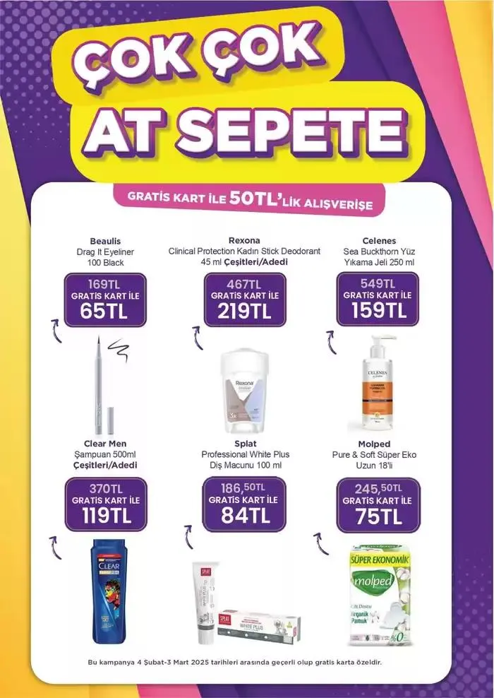 Katalog Şubat 2025: Yeni İndirim Kataloğu 2 Şubat - 28 Şubat 2025 - aktüel Sayfa 50