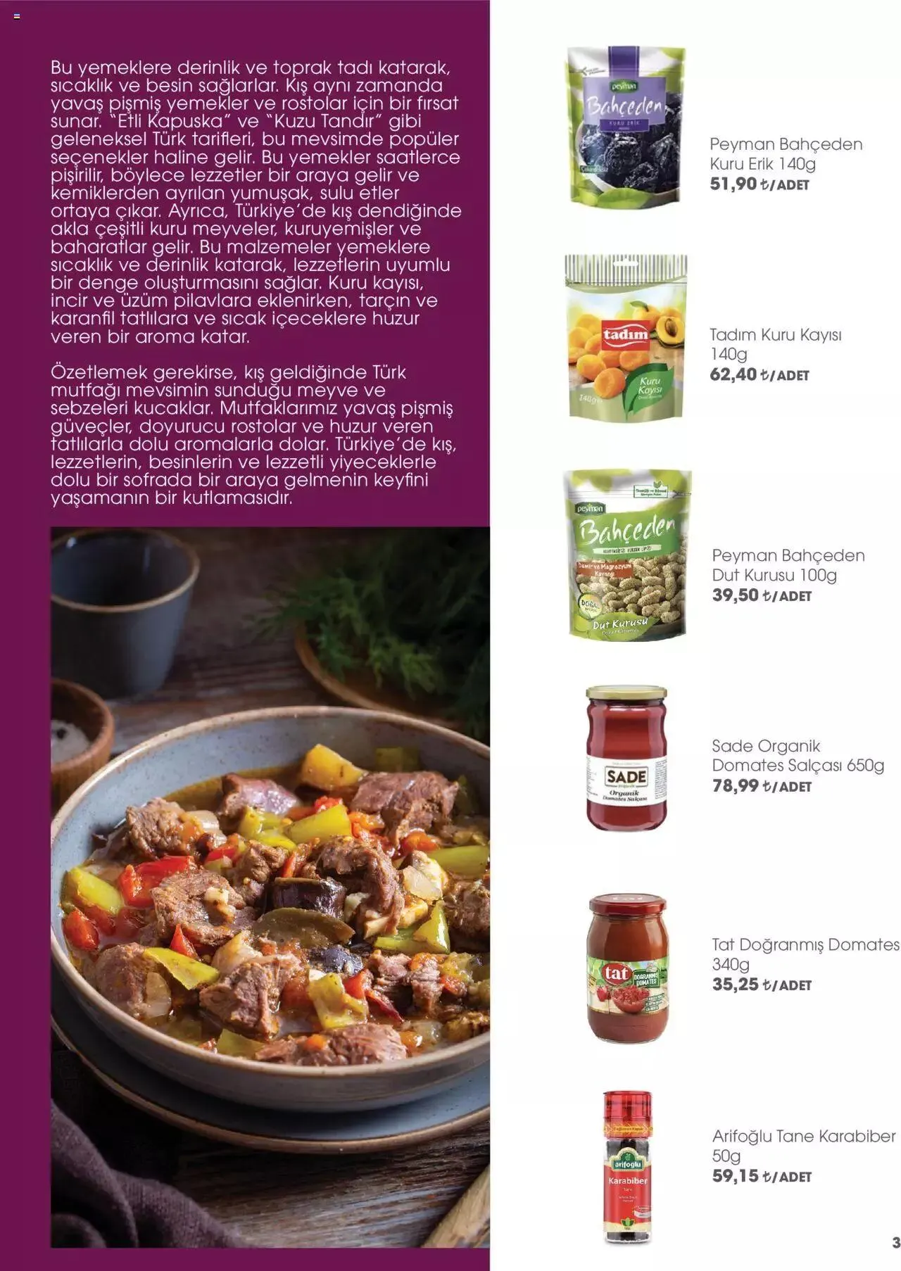 Katalog CarrefourSA Katalog Gurme 16 Kasım - 30 Kasım 2023 - aktüel Sayfa 3