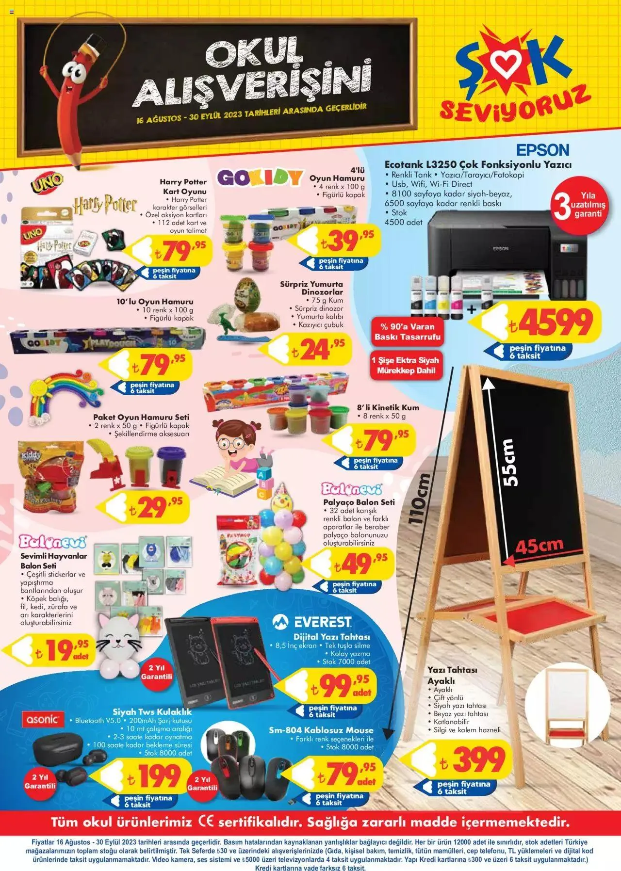 Katalog Şok Market Katalog - okul alışverişi 16 Ağustos - 30 Eylül 2023 - aktüel Sayfa 8