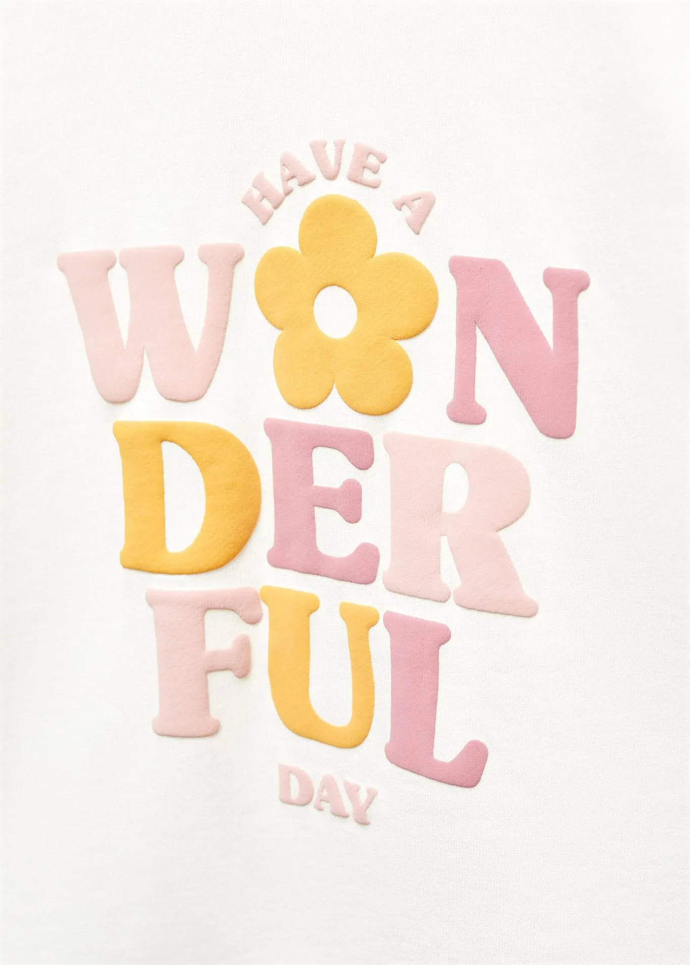 Pamuklu mesajlı sweatshirt