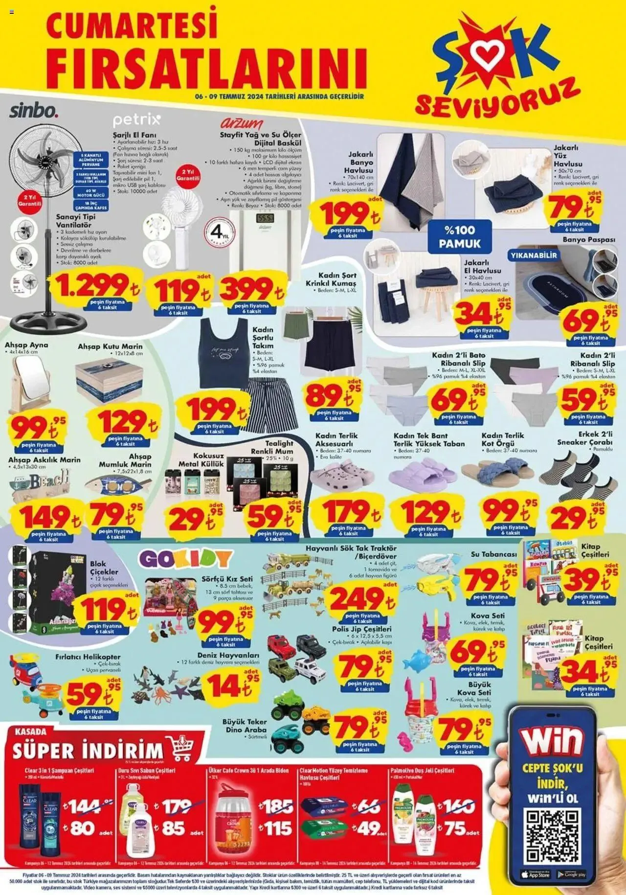 Katalog Şok Market Katalog 6 Temmuz - 9 Temmuz 2024 - aktüel Sayfa 1