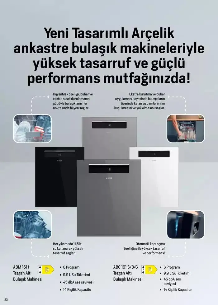Katalog Arçelik Genel Kataloğu 7 Ocak - 15 Ocak 2025 - aktüel Sayfa 30