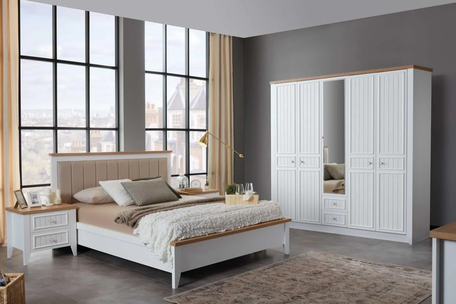 LORA YATAK ODASI TAKIMI, 5 KAPAKLI (TX3-429)