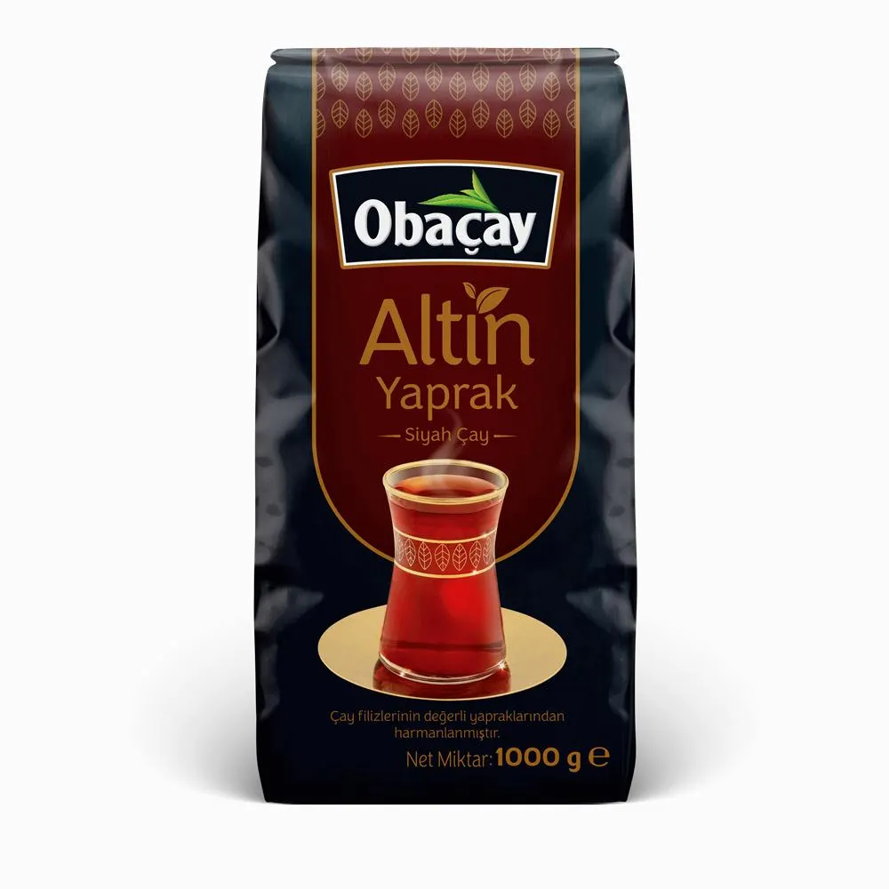 Obaçay Altın Yaprak Siyah Çay 1 kg