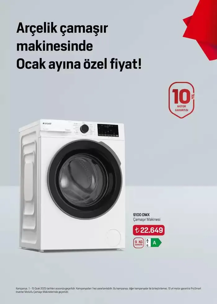 Katalog Arçelik Genel Kataloğu 7 Ocak - 15 Ocak 2025 - aktüel Sayfa 17