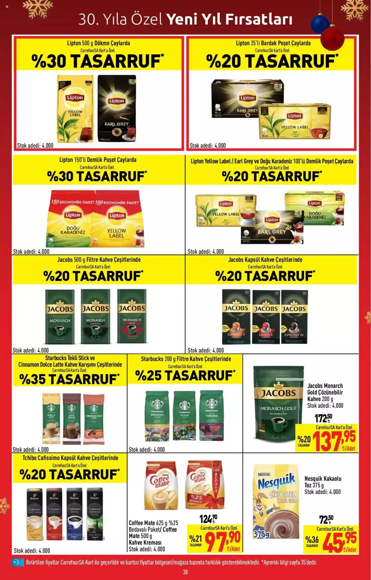 Katalog CarrefourSA Katalog 25 Aralık - 2 Ocak 2024 - aktüel Sayfa 38