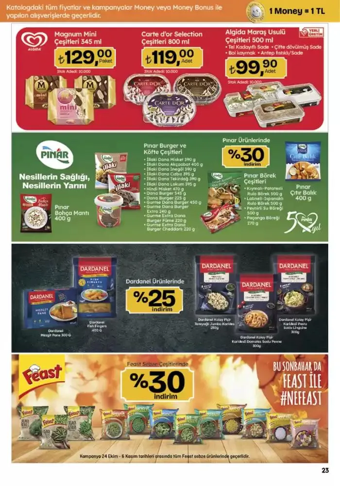 Katalog Migros katalog 25 Ekim - 8 Kasım 2024 - aktüel Sayfa 23