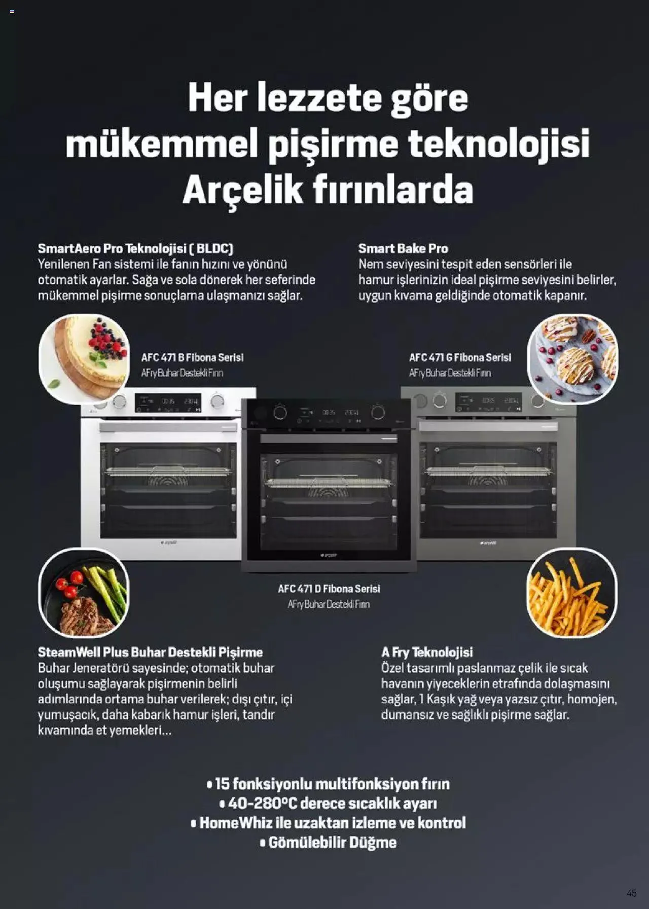 Katalog Arçelik Katalog 16 Ağustos - 31 Ağustos 2023 - aktüel Sayfa 45