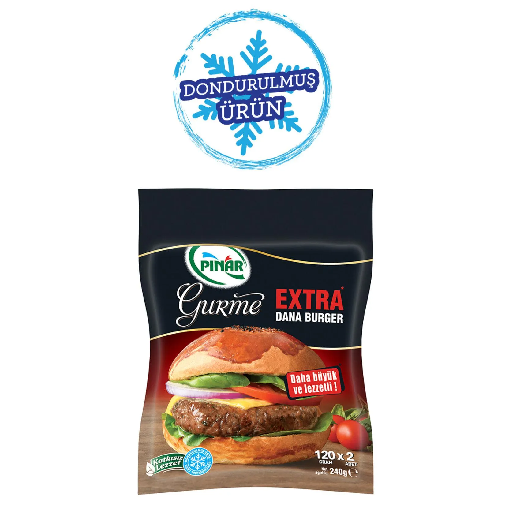 Pınar Gurme Dana Burger Extra 240 G