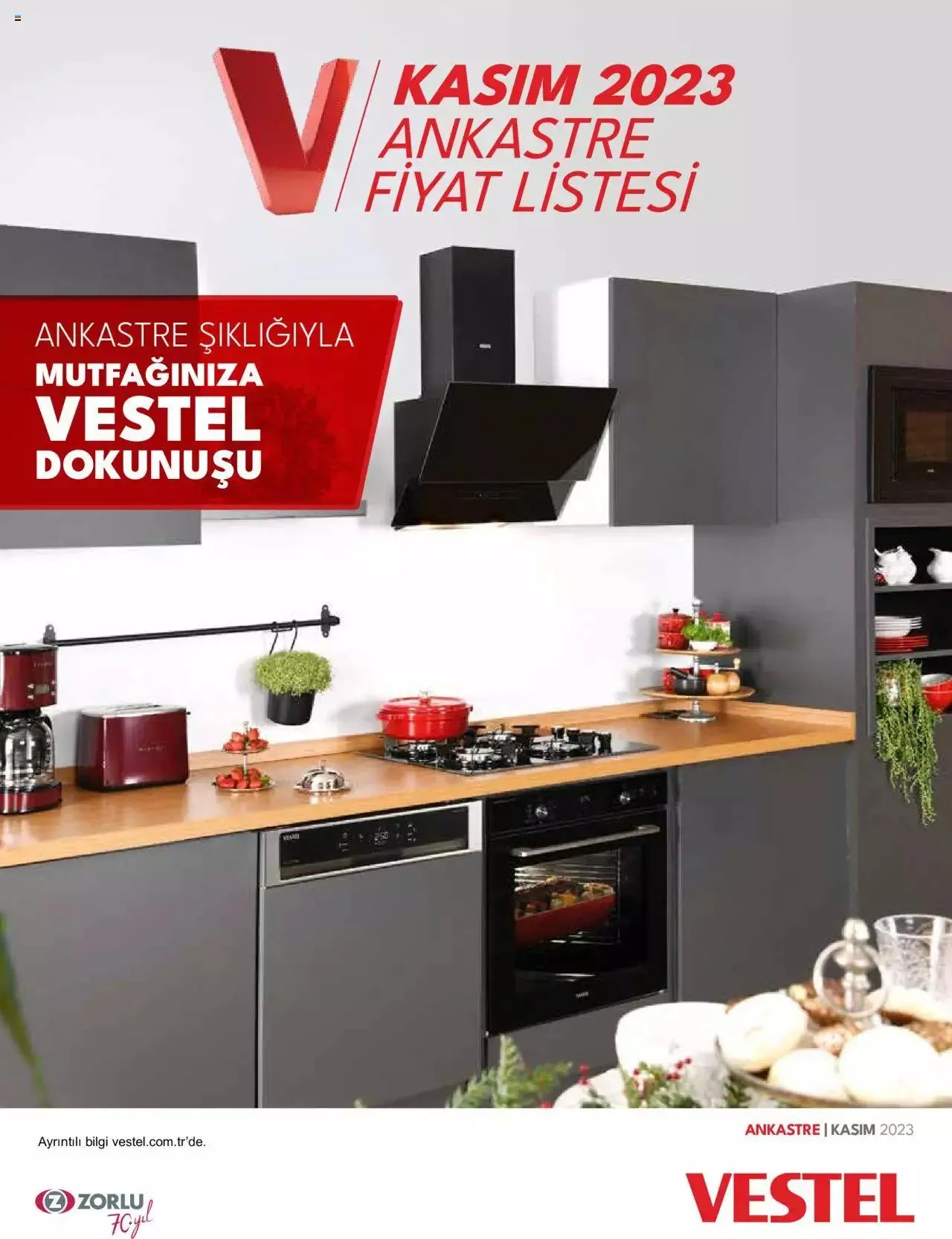 Katalog Vestel - Ankastre Ürünler 1 Kasım - 15 Kasım 2023 - aktüel Sayfa 1
