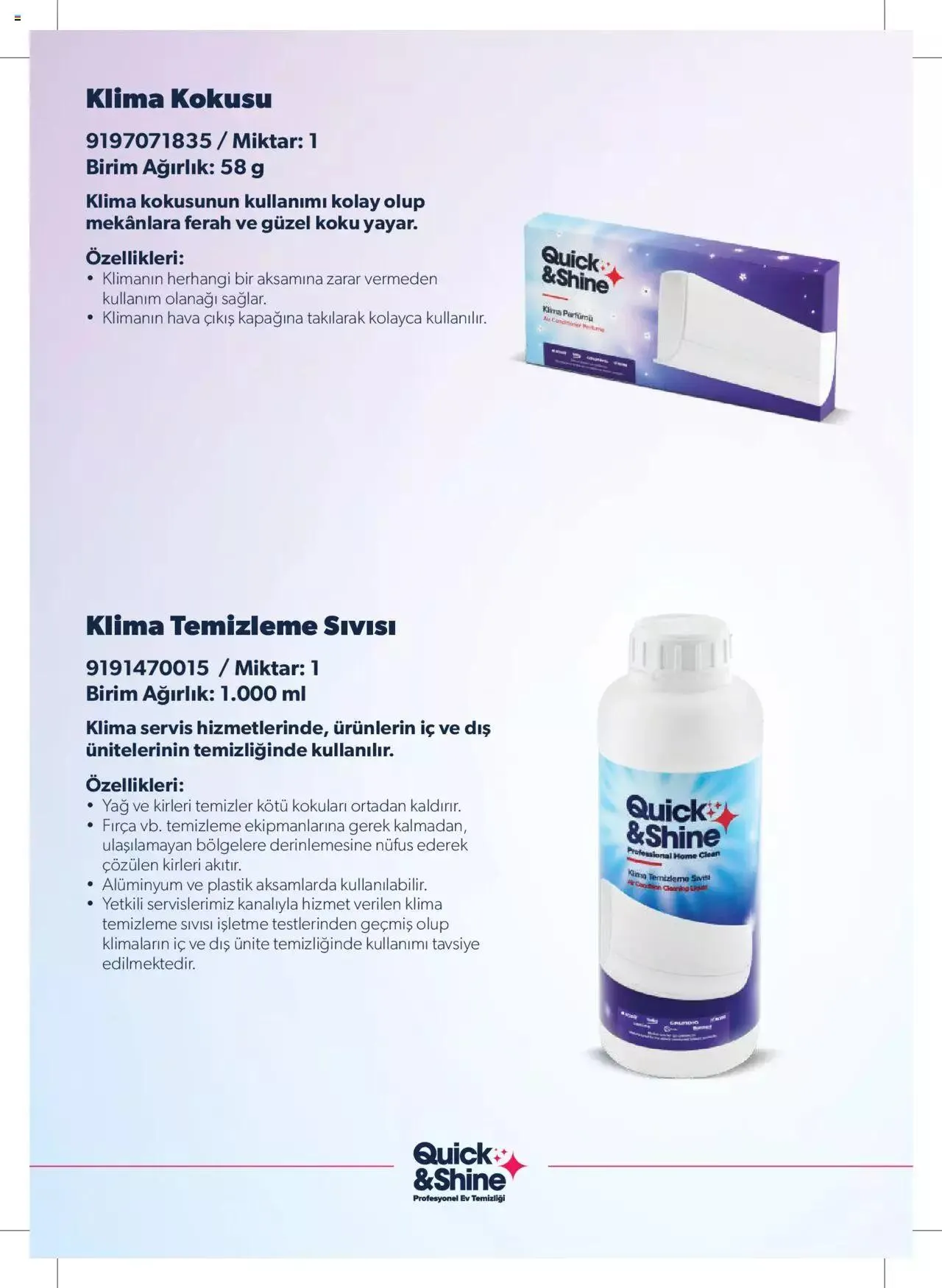 Katalog Arçelik - Quick and Shine Temizlik ve Bakım Ürünleri 7 Mart - 31 Aralık 2024 - aktüel Sayfa 8